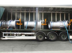 Burners on lorry